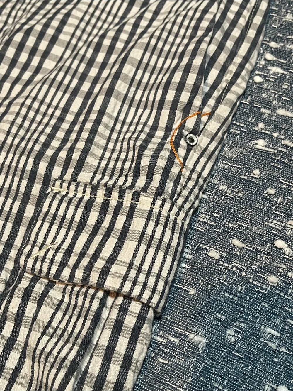 Tommy Bahama Men's Navy & White Striped Cargo Shorts